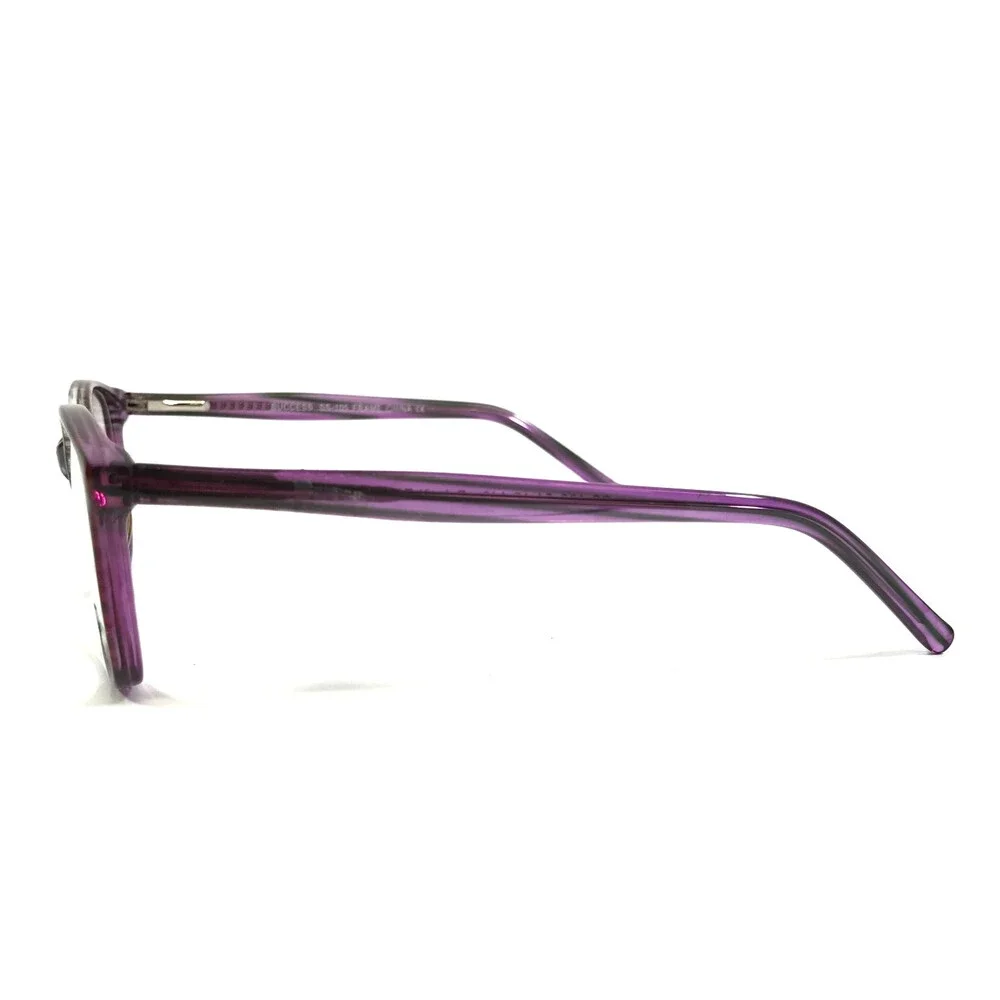 Success Eyeglasses Frames SS-105 PURPLE/MIST Brown Cat Eye Full Rim 54-15-140